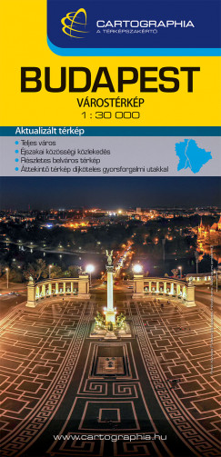 Budapest vrostrkp 1:30 000